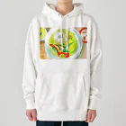 田村美穂のアボカドグリーンカレーグッズ Heavyweight Hoodie