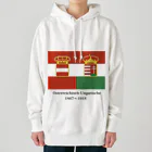 国旗ショップのオーストリア・ハンガリー帝国　国旗　服 ヘビーウェイトパーカー