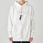 kiki25のバスケットボール選手(黒ねこ) 1 Heavyweight Hoodie