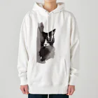 tomorebiの墨猫その3 Heavyweight Hoodie