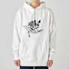 jellyfish-riceballのクジラ Heavyweight Hoodie