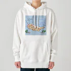 高嶺 悠のかえる部屋のオオサンショウウオのはんざきくん(パステル) Heavyweight Hoodie