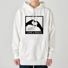 アージーのLOVE and PEACE Heavyweight Hoodie