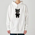 ちびままちゃんの黒にゃん子 Heavyweight Hoodie