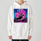 MedicalKUNの圧倒的芸術感の月夜の忍者★ Heavyweight Hoodie