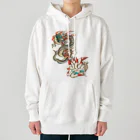 Siderunの館 B2の九尾の狐と白龍 Heavyweight Hoodie