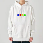 ボードゲームカフェでんでんむしのCMYKミープル Heavyweight Hoodie