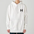 noisie_jpの【H】イニシャル × Be a noise. Heavyweight Hoodie