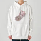 Jackalope Houseのツノアリウサギアジサイモドキウミウシ 桃色ver. Heavyweight Hoodie