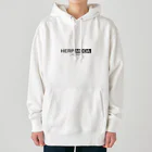 HERP MODA by ヤマモトナオキのツノガエル/イエロー Heavyweight Hoodie