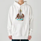 初代たまちゃんネイル練習場chのあくび王子🐸👑 (Prince Akubi.) Heavyweight Hoodie