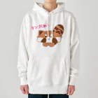 りいち@ゲーム垢のリンゴを欲しがるレッサーパンダ Heavyweight Hoodie