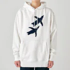 acobi'sの並んで泳ぐペンギン Heavyweight Hoodie