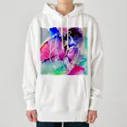 むちんアゲショップのわたしのこころ Heavyweight Hoodie