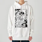 TAMAKONの猫と女の子のおばけ Heavyweight Hoodie