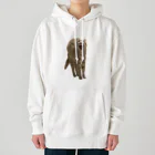 茶トラねこずのあくび猫のシロ Heavyweight Hoodie