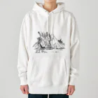 空想画学販売所のクマのキャンプ Heavyweight Hoodie