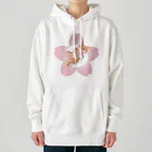 Kotetsu diary(SUZURI店)の柴犬×桜 Heavyweight Hoodie