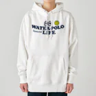 sports_tower スポーツタワーの水球・目玉・すいきゅう・WATER POLO・デザイン・Tシャツ・かっこいい・かわいい・男子・女子・ボール・スポーツ・巻き足・ハンドリング・出足・ドリブル・リターン・ワンタッチシュート・チームワーク Heavyweight Hoodie