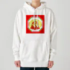 チャイニーズオムオム(町中華のオムライス)のパンダのケチャップアートパーカー Heavyweight Hoodie