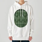 dizzyのzigzag_window_green Heavyweight Hoodie