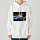 さかなの宇宙猫サスケ Heavyweight Hoodie