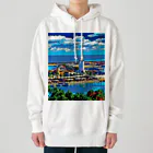 GALLERY misutawoのスペイン マラガの灯台 Heavyweight Hoodie