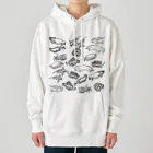 はんこや　ののの古生代のいきものたち Heavyweight Hoodie