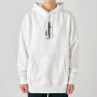 吠える動物の吠えるオオカミ Heavyweight Hoodie