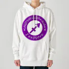 Yuko’ｓ Galleryの12星座キーフレーズ&パワーカラー～いて座～ / 12 zodiac key phrase & power colour - Sagittarius - Heavyweight Hoodie