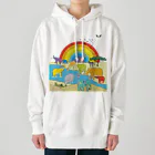 KANAT  LAMHITAのサファリの象たち Heavyweight Hoodie