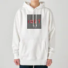 IOST_Supporter_CharityのIOSTバーサスデザイン③(菱形黒) Heavyweight Hoodie