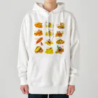 segasworksのフライドポテトたちとトラちゃんたち Heavyweight Hoodie