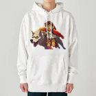 桜音ことこ企画の少年とオオカミの追跡 Heavyweight Hoodie