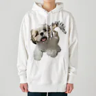 こつきと愛犬の茶々丸の狐月(こつき)の愛犬茶々丸 Heavyweight Hoodie