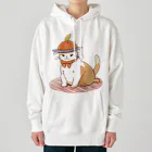 りーおすふぇんがりーのお腹ペコペコで具になっちゃったねこにゃん Heavyweight Hoodie