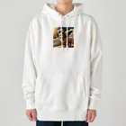 べるべるの星を見てるわんちゃんグッズ Heavyweight Hoodie