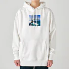 たかみーショップのサーフィンネコリアル Heavyweight Hoodie