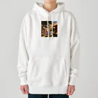 Wakuryuの八恩森の龍と少女 Heavyweight Hoodie