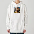 hiro358358のかわいいライオン Heavyweight Hoodie