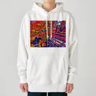 GALLERY misutawoの伊香保 河鹿橋の紅葉 Heavyweight Hoodie