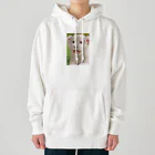 まっしろなのやんちゃなホワイトライオン Heavyweight Hoodie