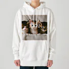 クロネコ宅急便の3匹の子猫の魔法で毎日が特別な日に Heavyweight Hoodie