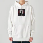 henohenomohejiadのドット絵のホラーなカラス Heavyweight Hoodie