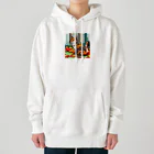 Kotaのドットキツネ Heavyweight Hoodie