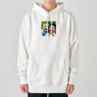 wado_dのかわいい笑顔の子供達 Heavyweight Hoodie