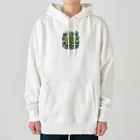 green artist のプランツパラダイス多肉 Heavyweight Hoodie