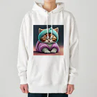 Happy Hub"（ハッピー・ハブ）のふうわか猫 Heavyweight Hoodie