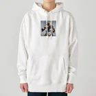 summerのショップのかっこいいロボットのイラストグッズ Heavyweight Hoodie