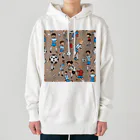 子供と嫁と時々わたしのサッカー小僧 Heavyweight Hoodie